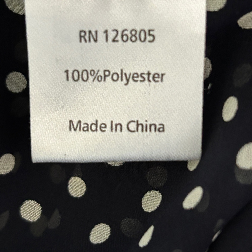 PinkyOtto Dress Polka Dot Dress Black White Assymetrical Hem Flouncy Small - Picture 12 of 13